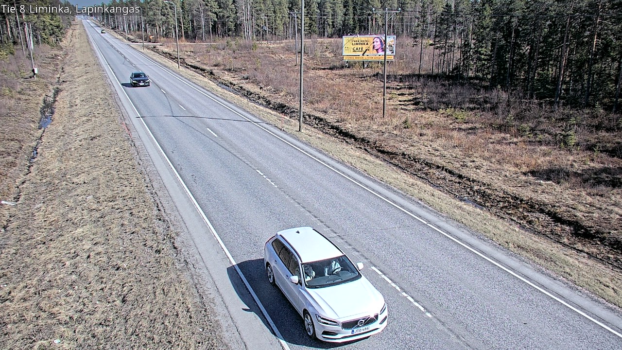 Weather Camera Image Väg 8 Liminka, Lapinkangas, Liminka, Pohjois-Pohjanmaa