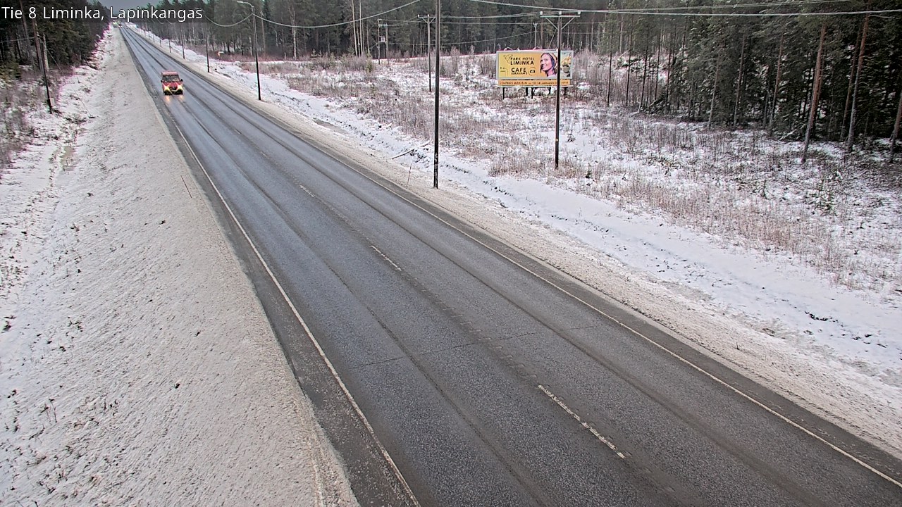Weather Camera Image Road 8 Liminka, Lapinkangas, Liminka, Pohjois-Pohjanmaa