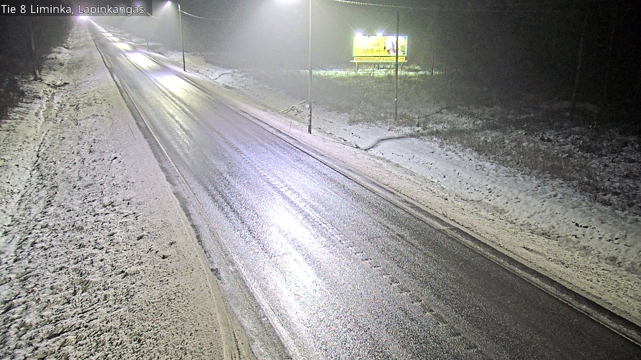 Weather Camera Image Väg 8 Liminka, Lapinkangas, Liminka, Pohjois-Pohjanmaa