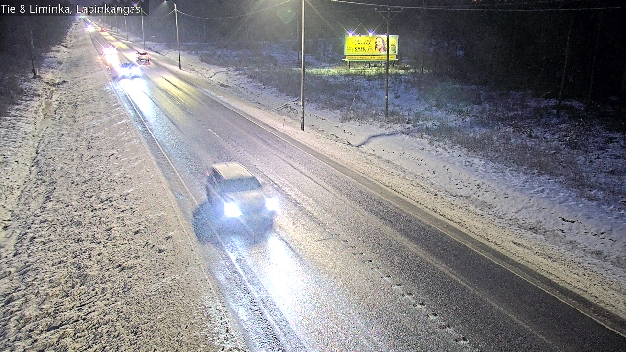 Weather Camera Image Road 8 Liminka, Lapinkangas, Liminka, Pohjois-Pohjanmaa