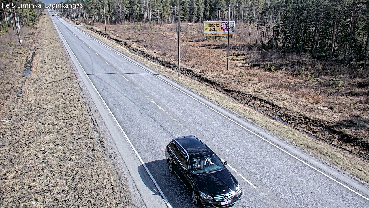 Weather Camera Image Väg 8 Liminka, Lapinkangas, Liminka, Pohjois-Pohjanmaa