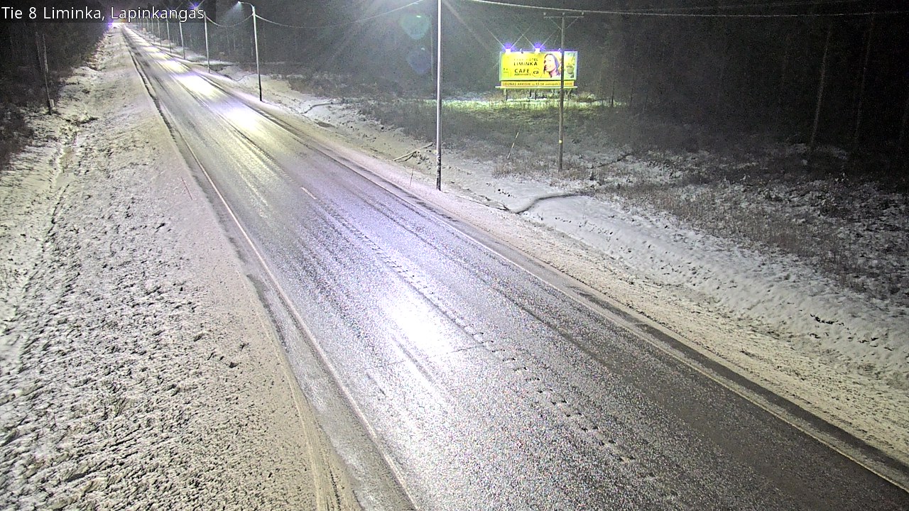 Weather Camera Image Väg 8 Liminka, Lapinkangas, Liminka, Pohjois-Pohjanmaa