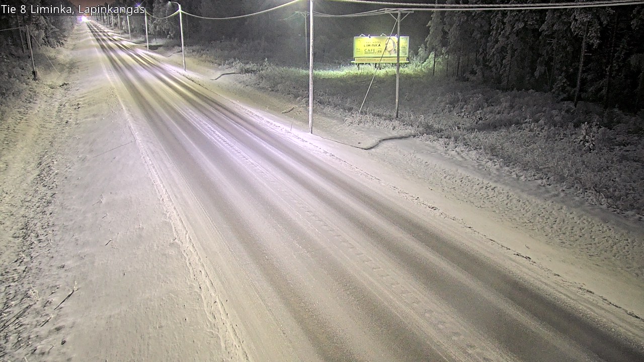 Weather Camera Image Road 8 Liminka, Lapinkangas, Liminka, Pohjois-Pohjanmaa