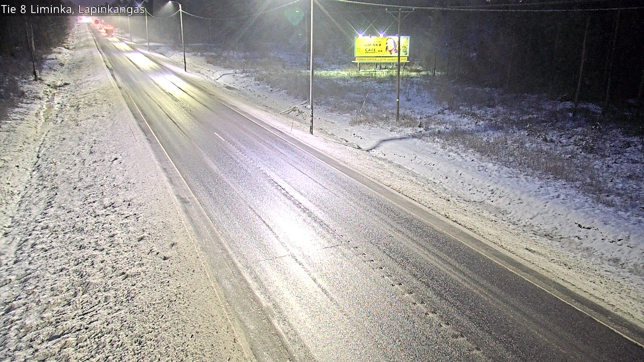 Weather Camera Image Road 8 Liminka, Lapinkangas, Liminka, Pohjois-Pohjanmaa