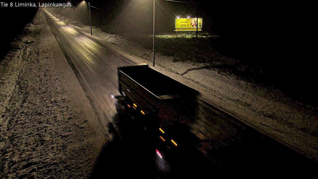 Weather Camera Image Väg 8 Liminka, Lapinkangas, Liminka, Pohjois-Pohjanmaa