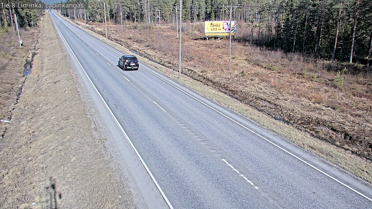 Weather Camera Image Väg 8 Liminka, Lapinkangas, Liminka, Pohjois-Pohjanmaa