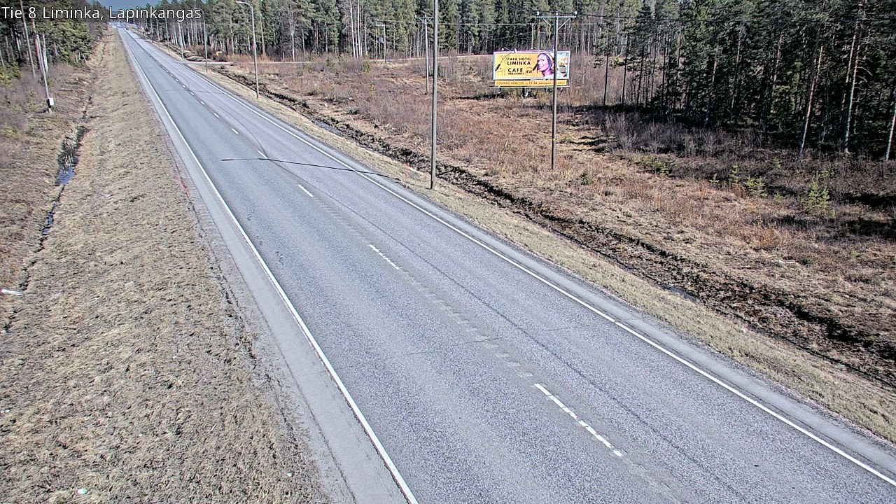 Weather Camera Image Väg 8 Liminka, Lapinkangas, Liminka, Pohjois-Pohjanmaa