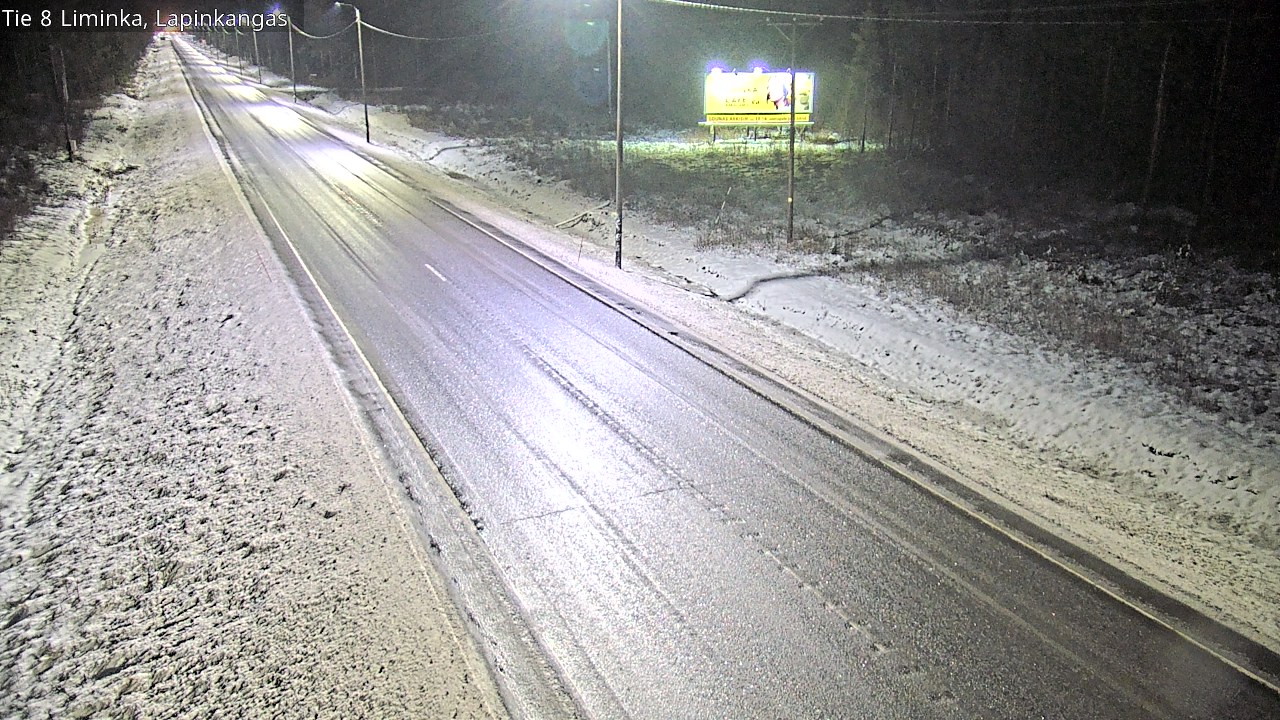 Weather Camera Image Road 8 Liminka, Lapinkangas, Liminka, Pohjois-Pohjanmaa