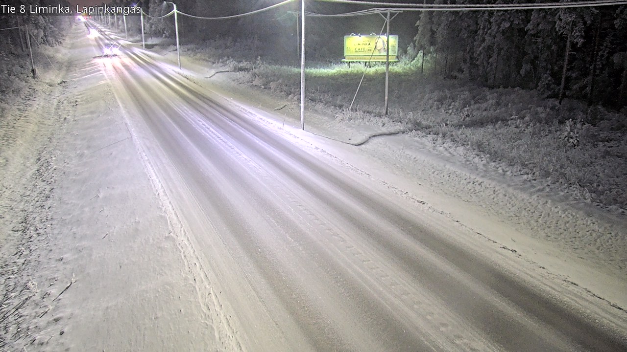 Weather Camera Image Road 8 Liminka, Lapinkangas, Liminka, Pohjois-Pohjanmaa
