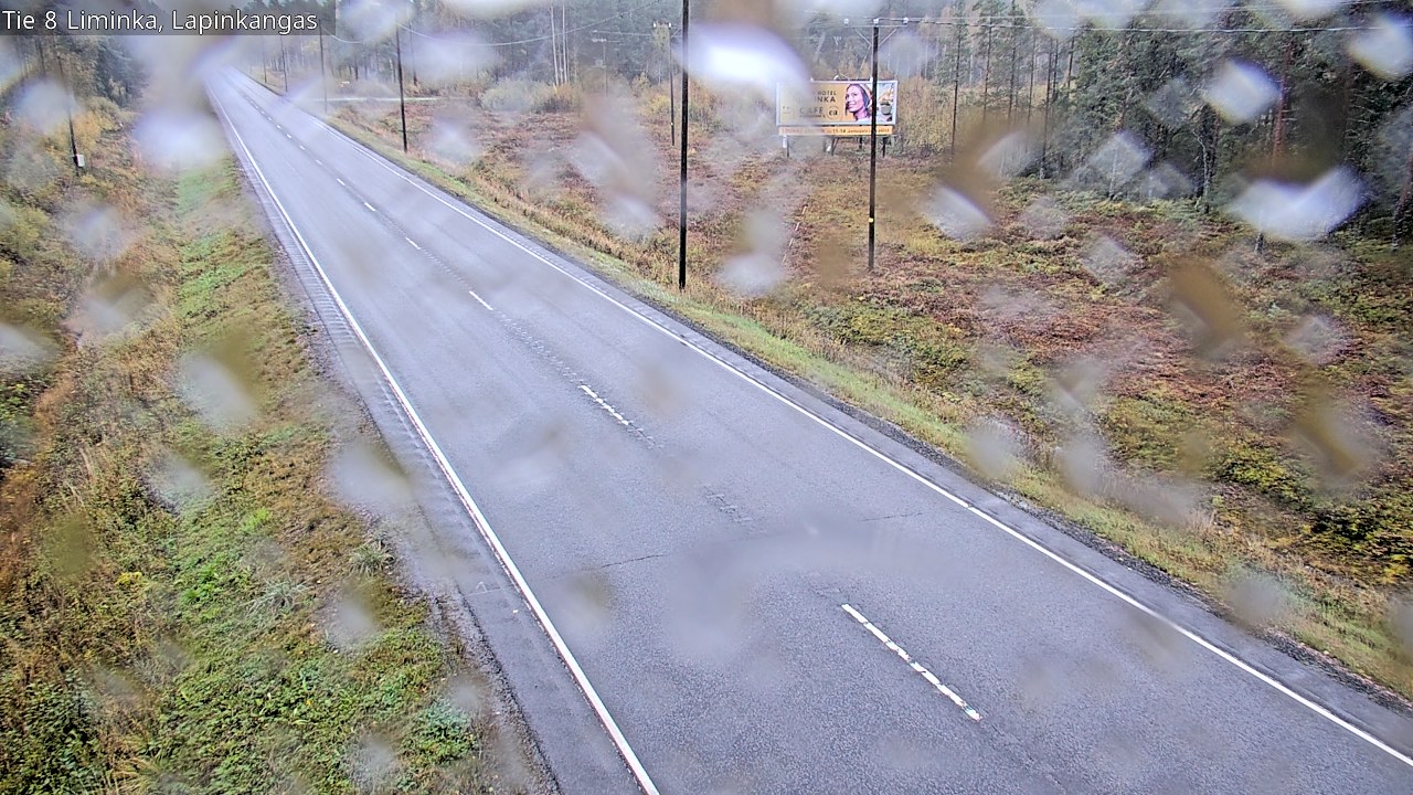 Weather Camera Image Road 8 Liminka, Lapinkangas, Liminka, Pohjois-Pohjanmaa