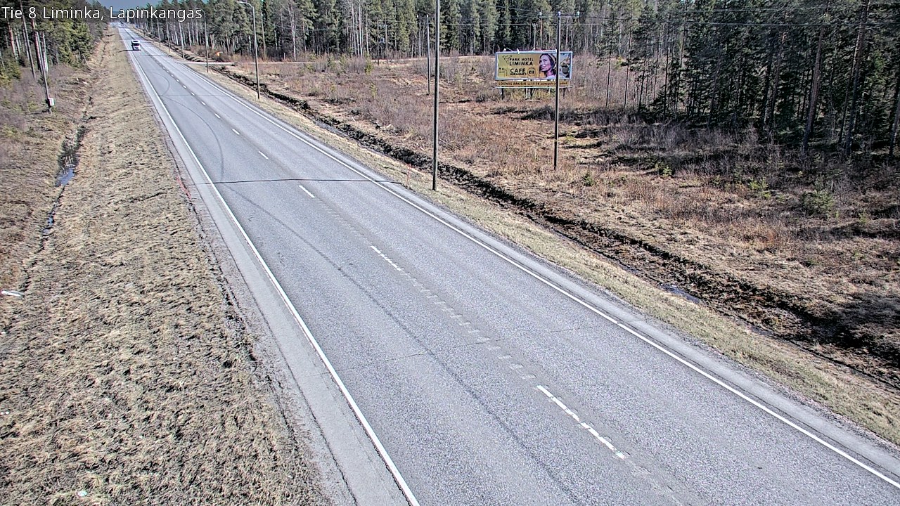 Weather Camera Image Väg 8 Liminka, Lapinkangas, Liminka, Pohjois-Pohjanmaa
