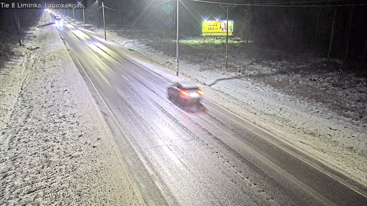 Weather Camera Image Road 8 Liminka, Lapinkangas, Liminka, Pohjois-Pohjanmaa