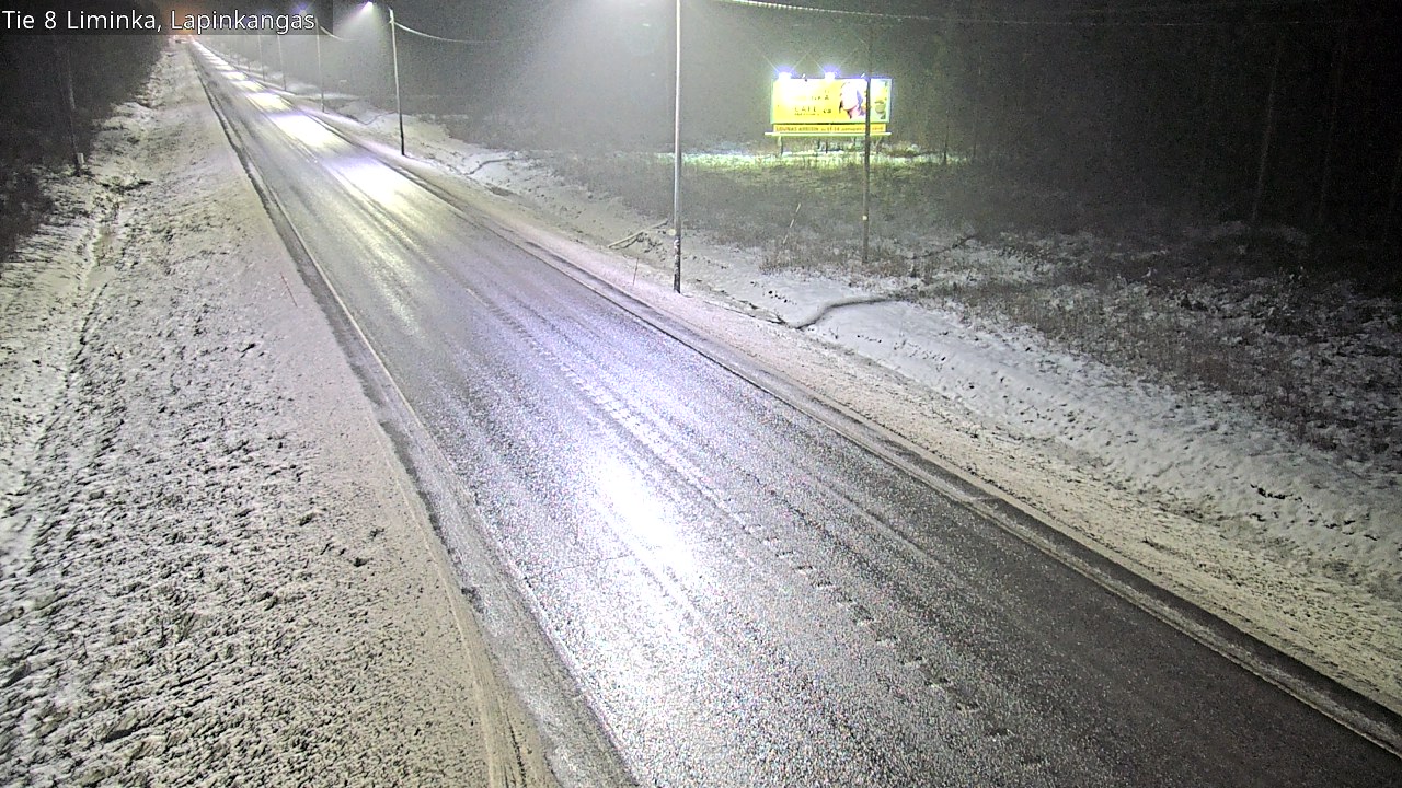 Weather Camera Image Väg 8 Liminka, Lapinkangas, Liminka, Pohjois-Pohjanmaa