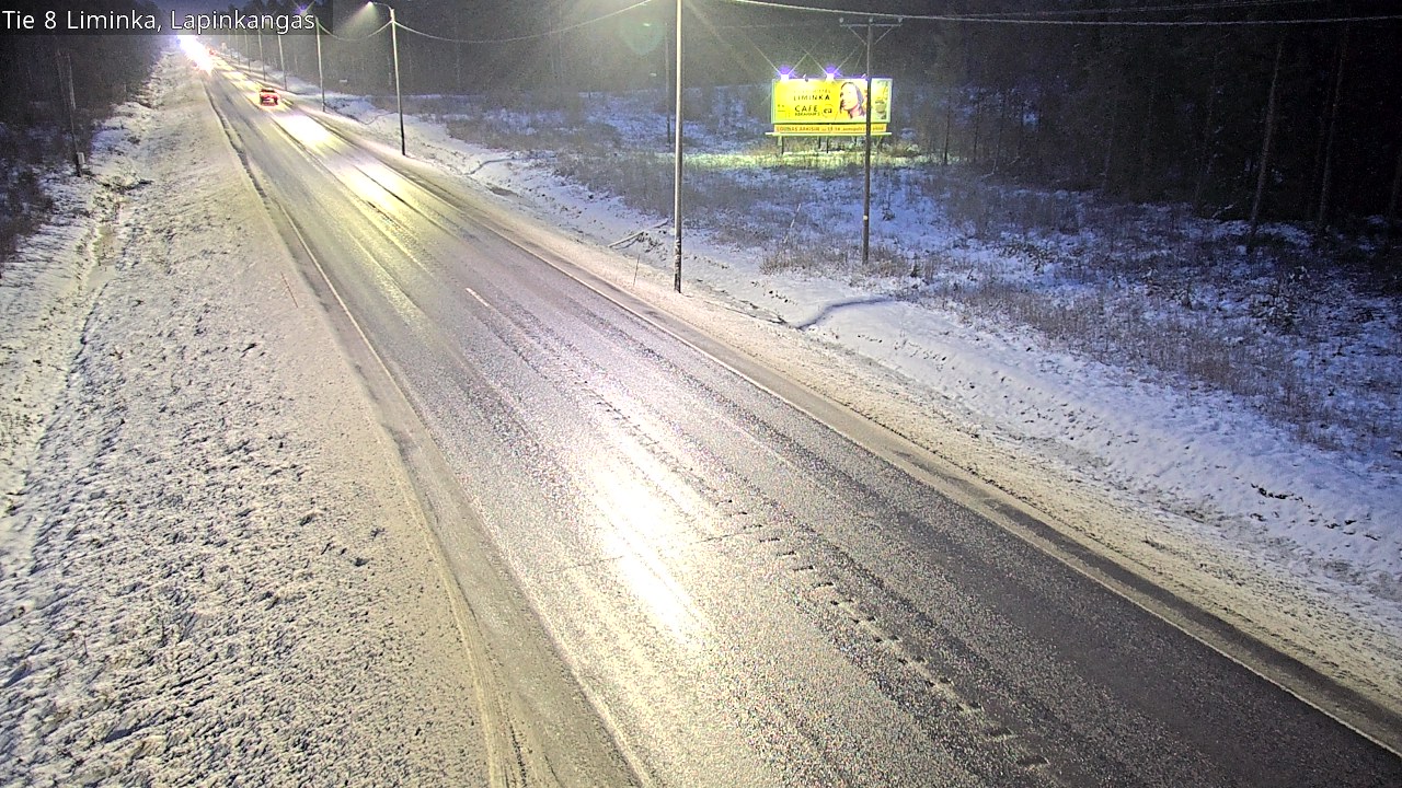 Weather Camera Image Väg 8 Liminka, Lapinkangas, Liminka, Pohjois-Pohjanmaa