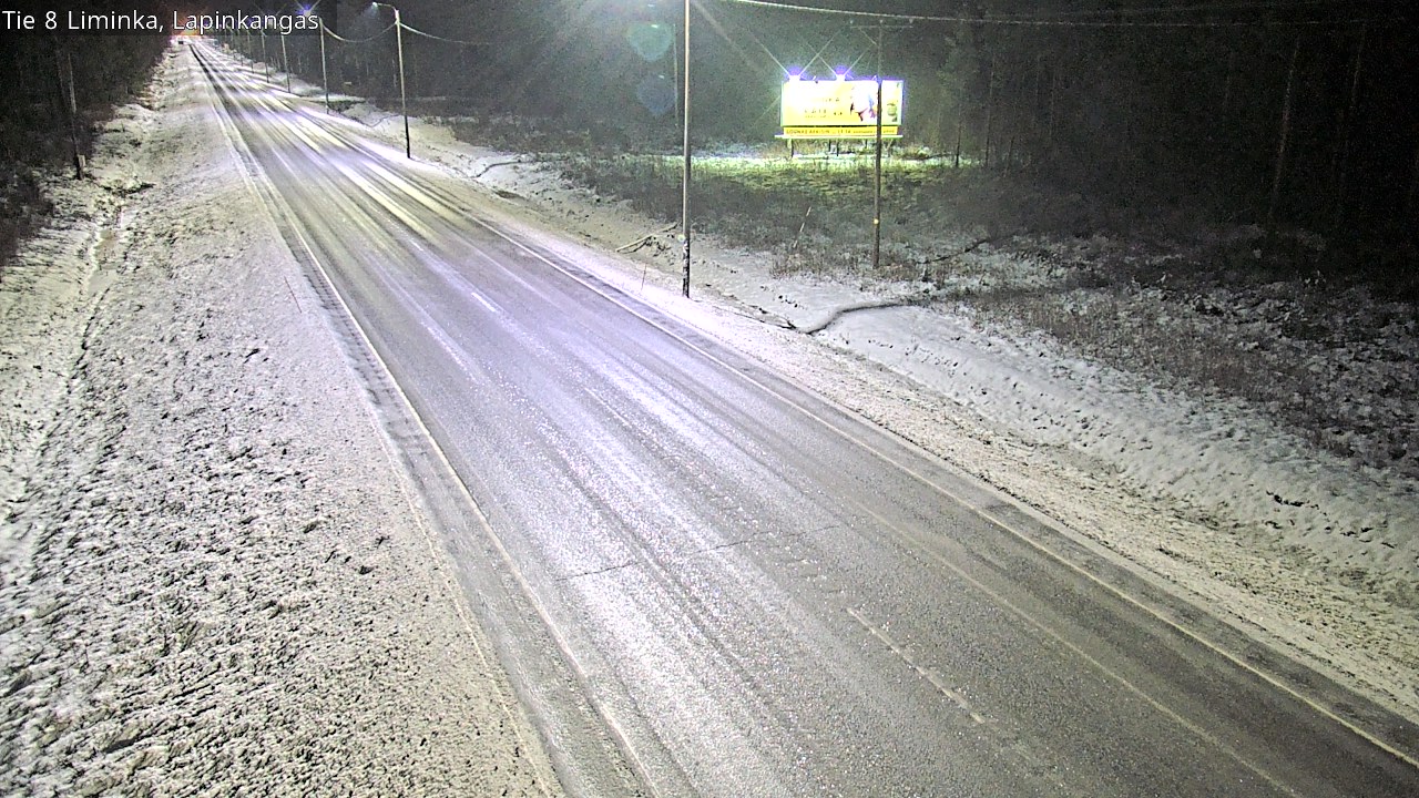 Weather Camera Image Road 8 Liminka, Lapinkangas, Liminka, Pohjois-Pohjanmaa