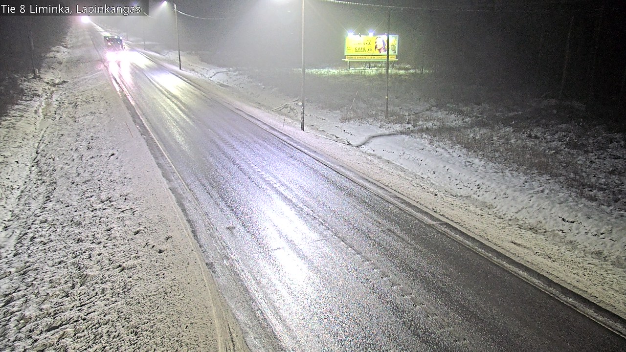Weather Camera Image Väg 8 Liminka, Lapinkangas, Liminka, Pohjois-Pohjanmaa