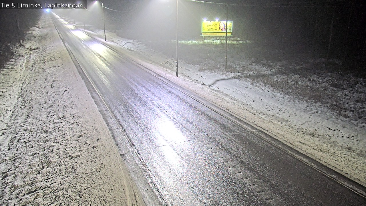 Weather Camera Image Väg 8 Liminka, Lapinkangas, Liminka, Pohjois-Pohjanmaa