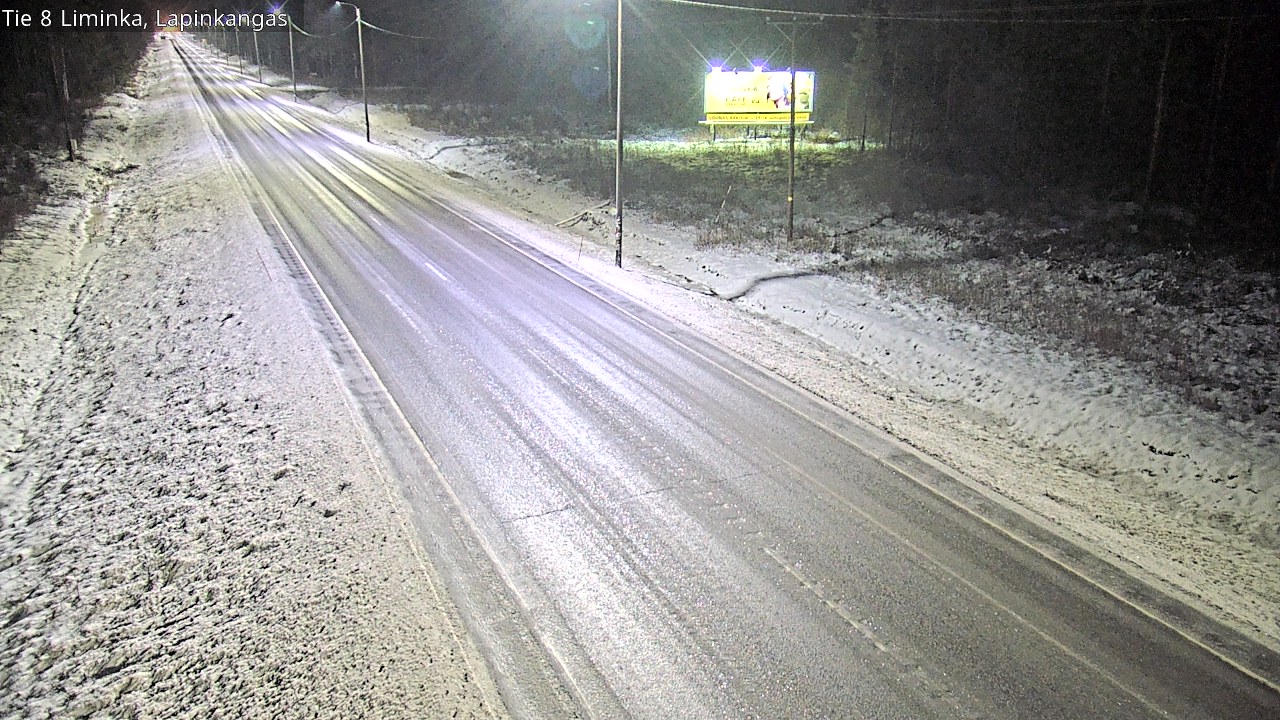 Weather Camera Image Road 8 Liminka, Lapinkangas, Liminka, Pohjois-Pohjanmaa