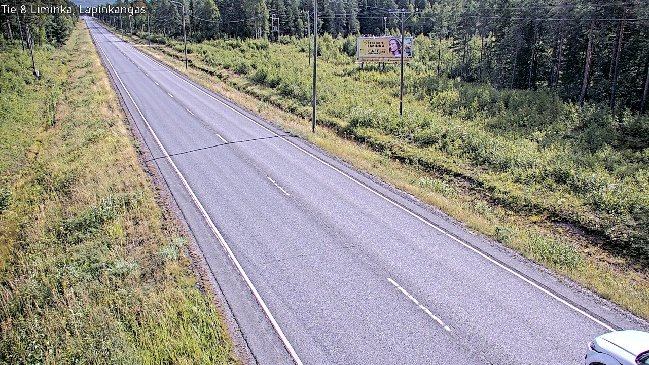 Weather Camera Image Road 8 Liminka, Lapinkangas, Liminka, Pohjois-Pohjanmaa