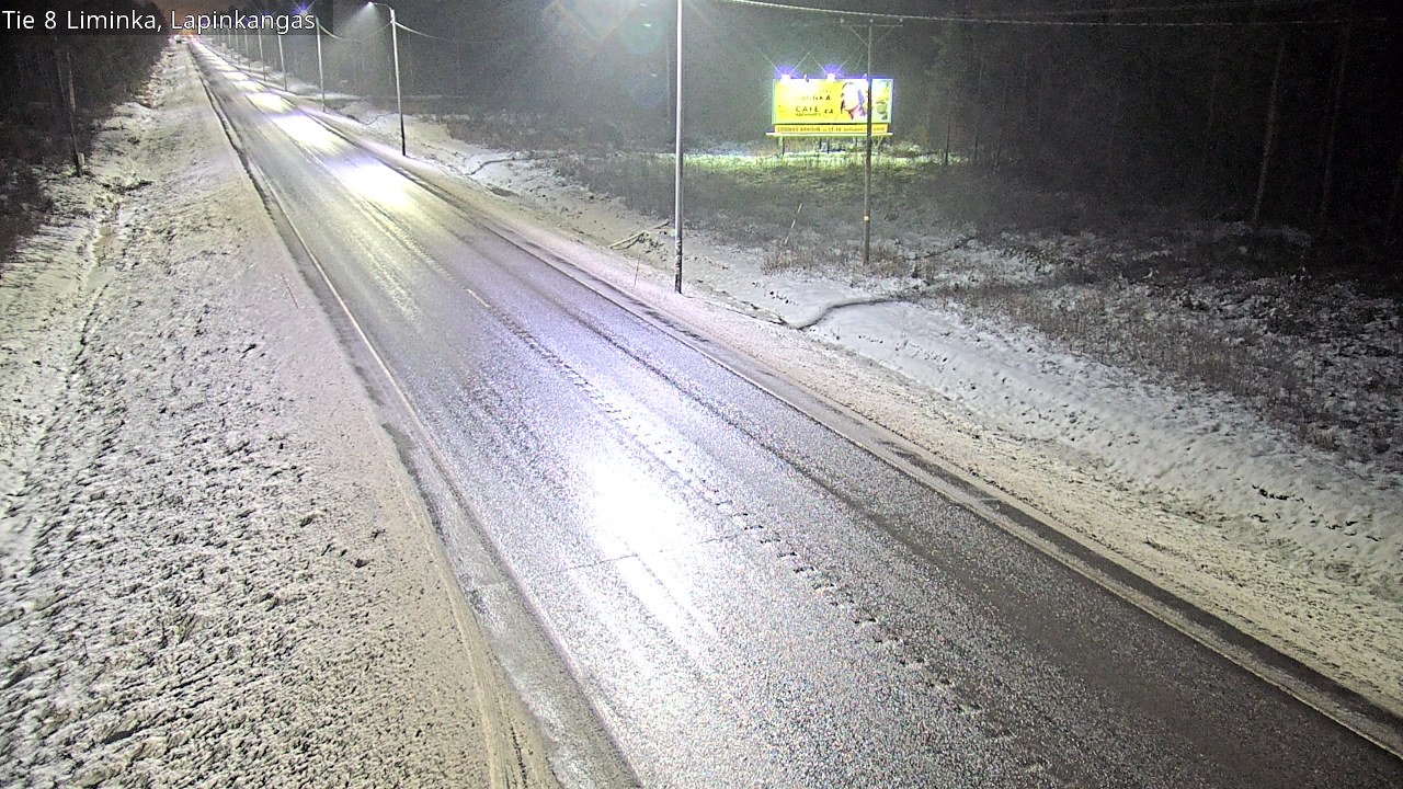 Weather Camera Image Väg 8 Liminka, Lapinkangas, Liminka, Pohjois-Pohjanmaa