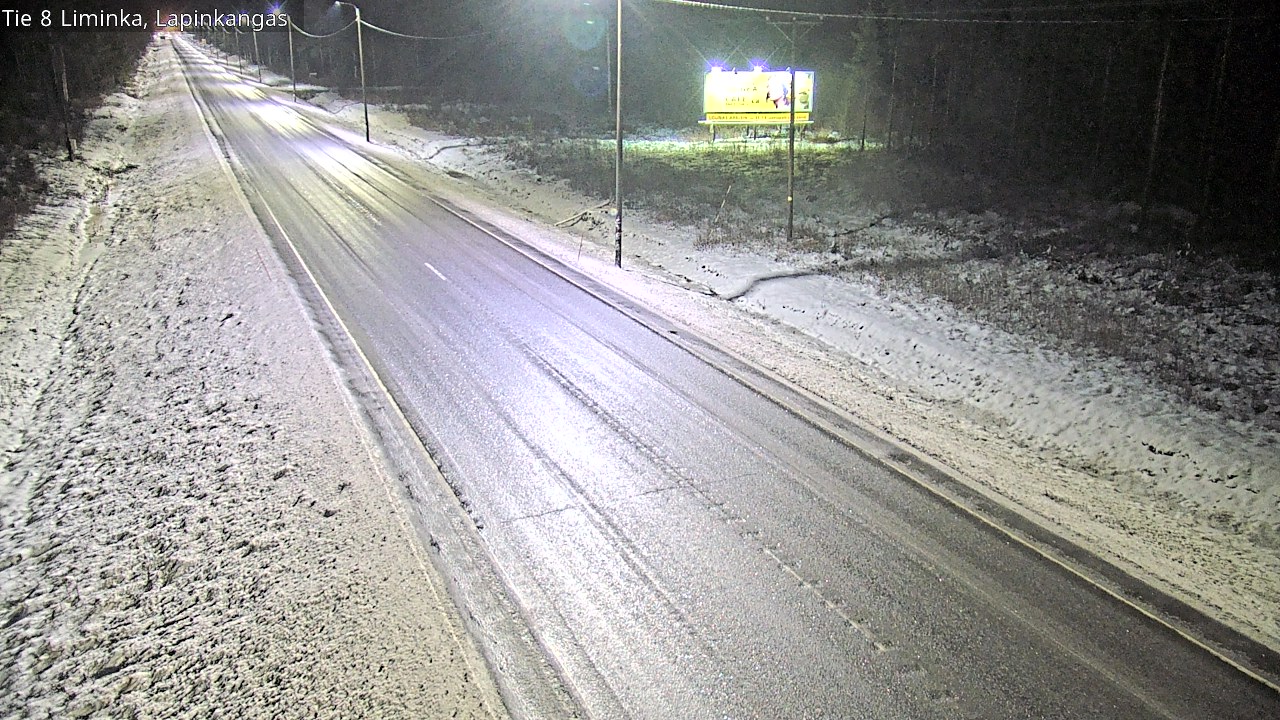 Weather Camera Image Road 8 Liminka, Lapinkangas, Liminka, Pohjois-Pohjanmaa