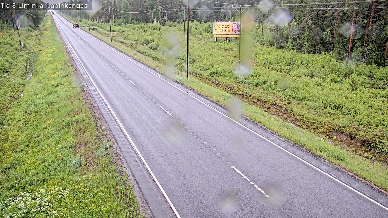 Weather Camera Image Road 8 Liminka, Lapinkangas, Liminka, Pohjois-Pohjanmaa