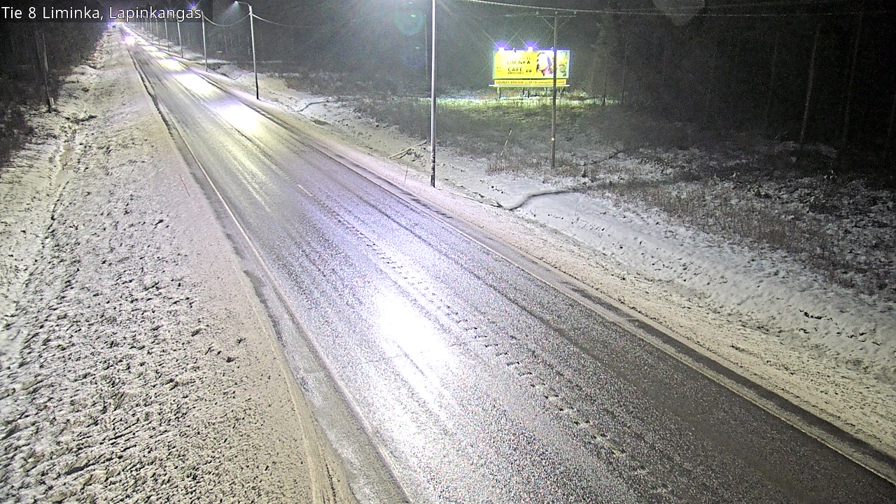 Weather Camera Image Väg 8 Liminka, Lapinkangas, Liminka, Pohjois-Pohjanmaa