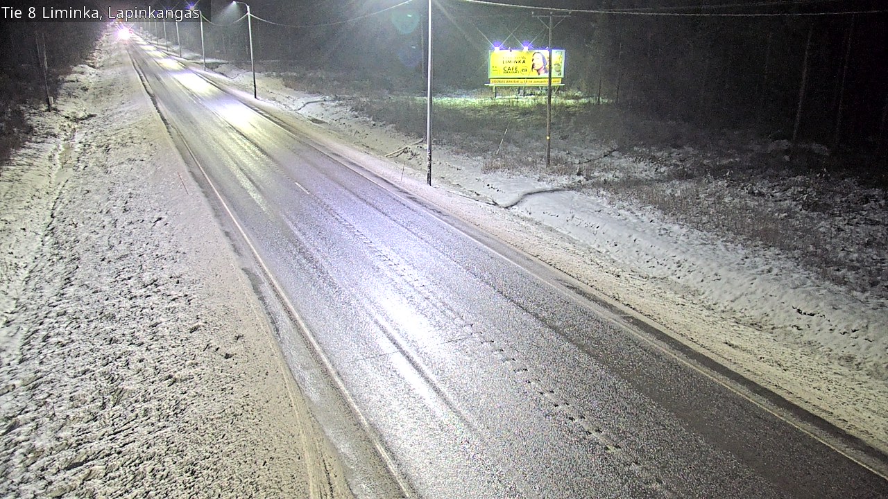 Weather Camera Image Väg 8 Liminka, Lapinkangas, Liminka, Pohjois-Pohjanmaa