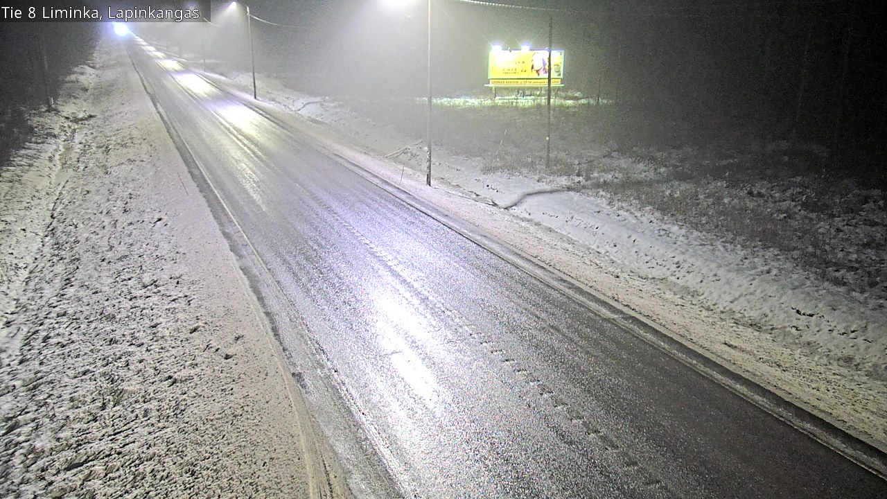 Weather Camera Image Väg 8 Liminka, Lapinkangas, Liminka, Pohjois-Pohjanmaa