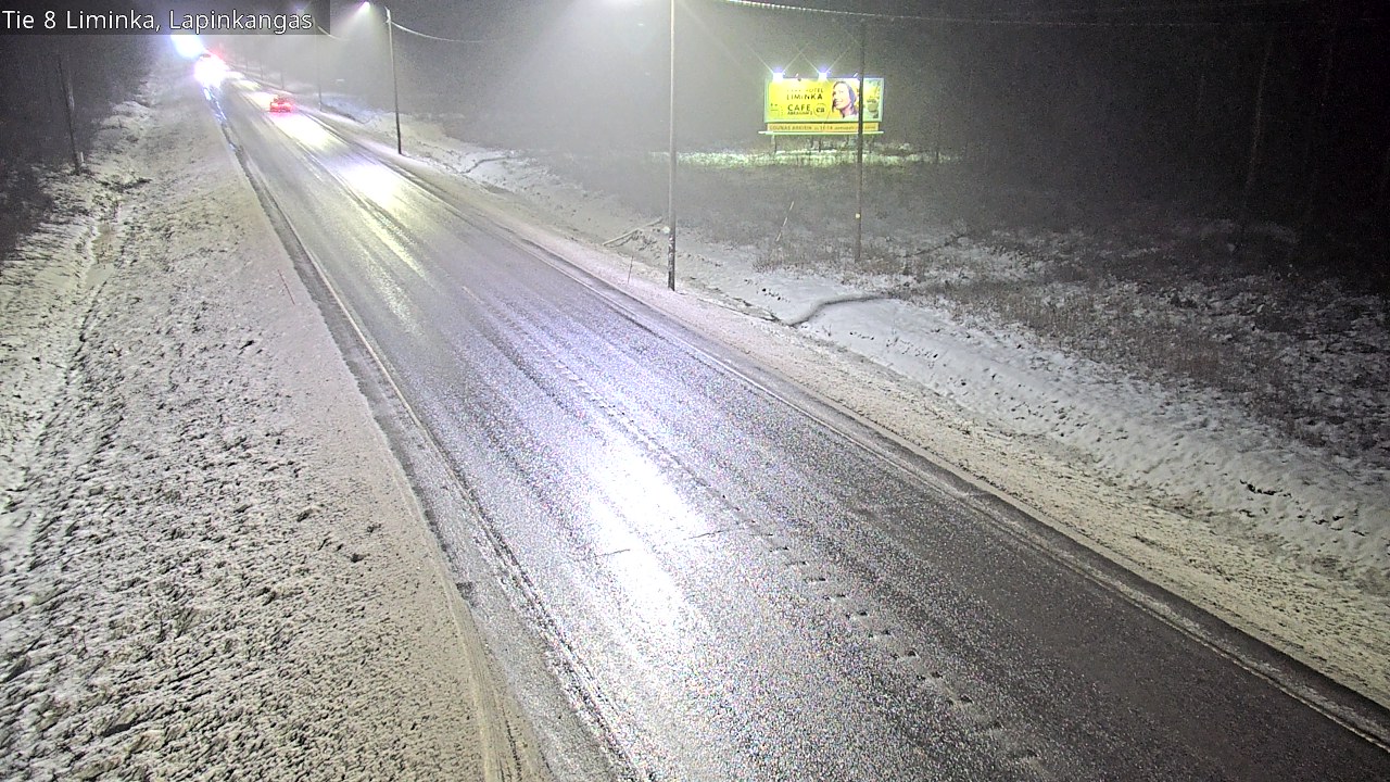 Weather Camera Image Väg 8 Liminka, Lapinkangas, Liminka, Pohjois-Pohjanmaa