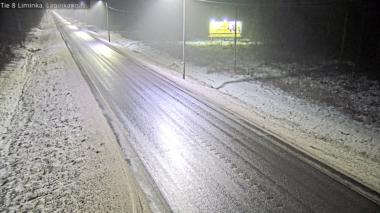 Weather Camera Image Väg 8 Liminka, Lapinkangas, Liminka, Pohjois-Pohjanmaa