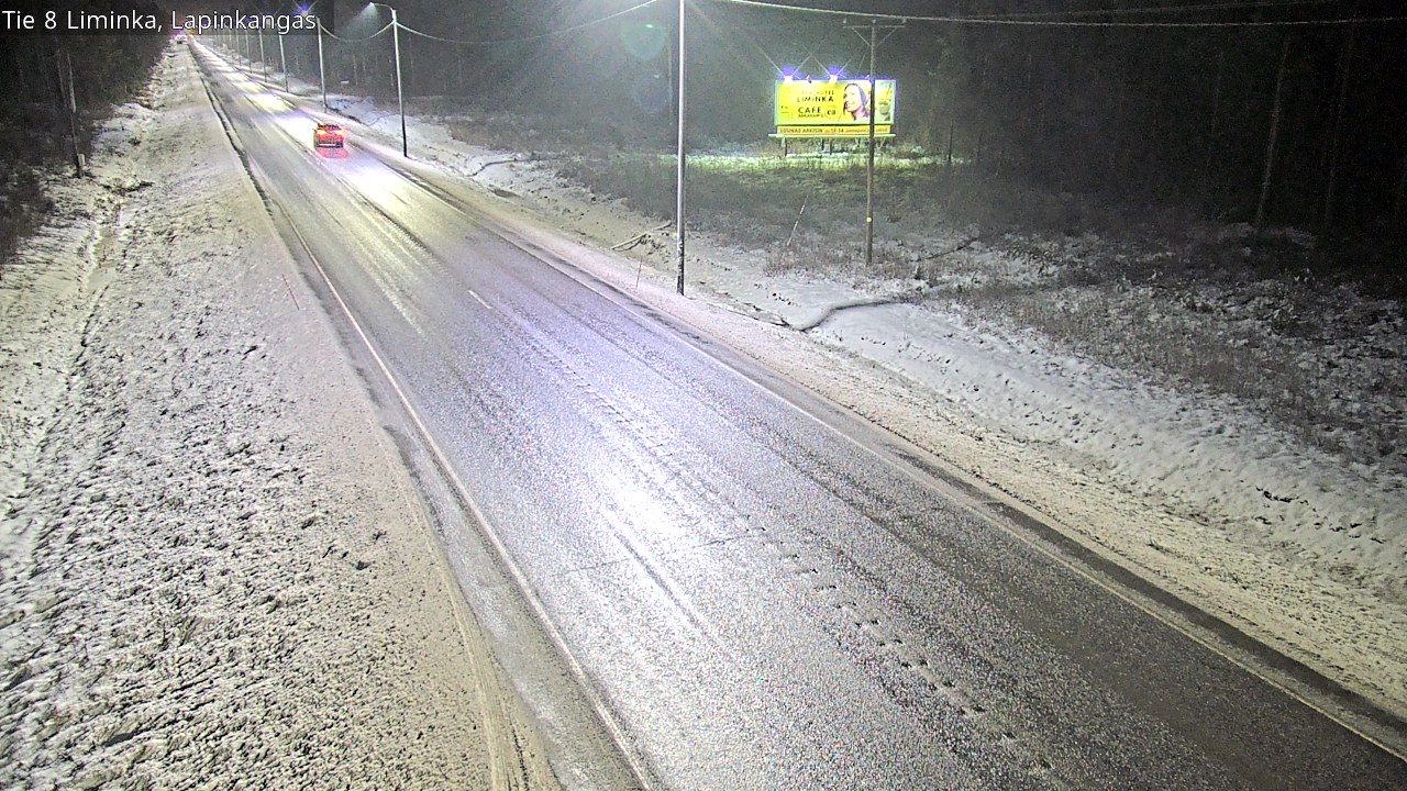 Weather Camera Image Väg 8 Liminka, Lapinkangas, Liminka, Pohjois-Pohjanmaa