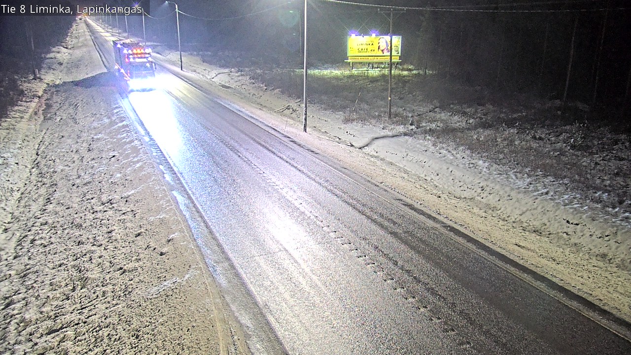 Weather Camera Image Väg 8 Liminka, Lapinkangas, Liminka, Pohjois-Pohjanmaa
