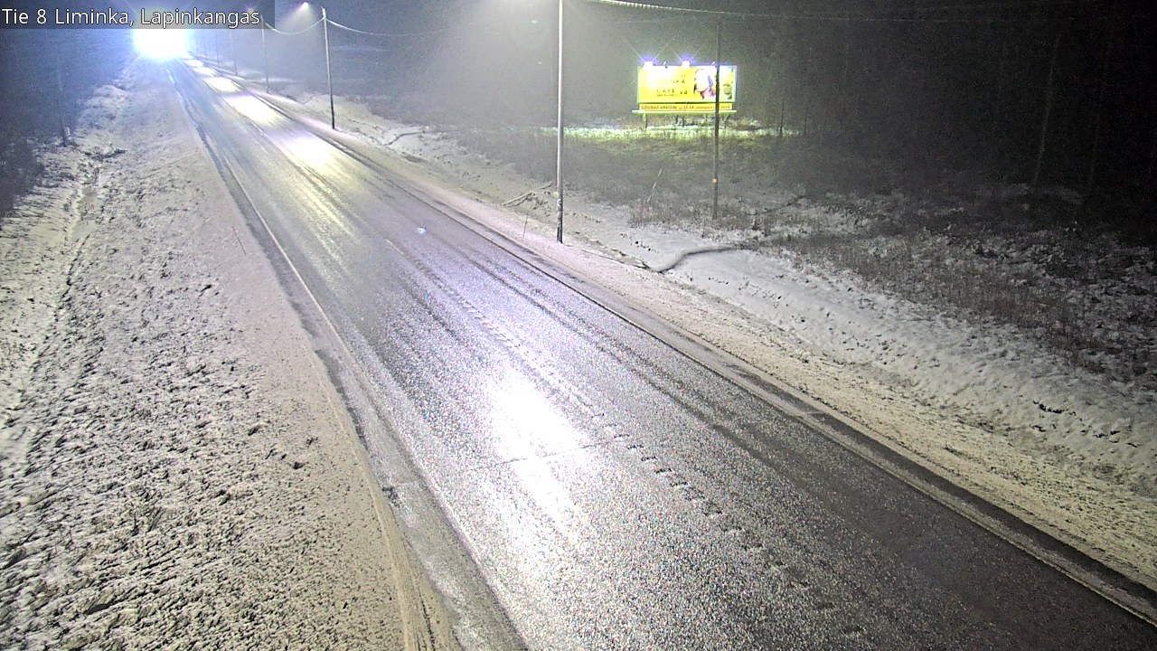 Weather Camera Image Väg 8 Liminka, Lapinkangas, Liminka, Pohjois-Pohjanmaa