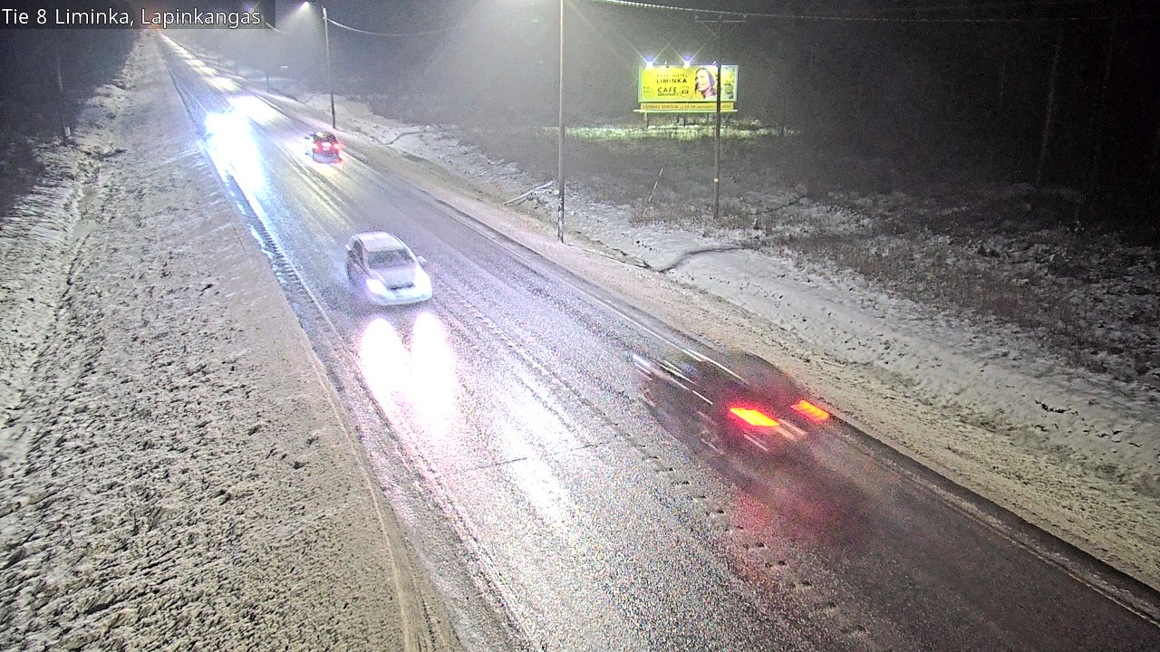 Weather Camera Image Väg 8 Liminka, Lapinkangas, Liminka, Pohjois-Pohjanmaa