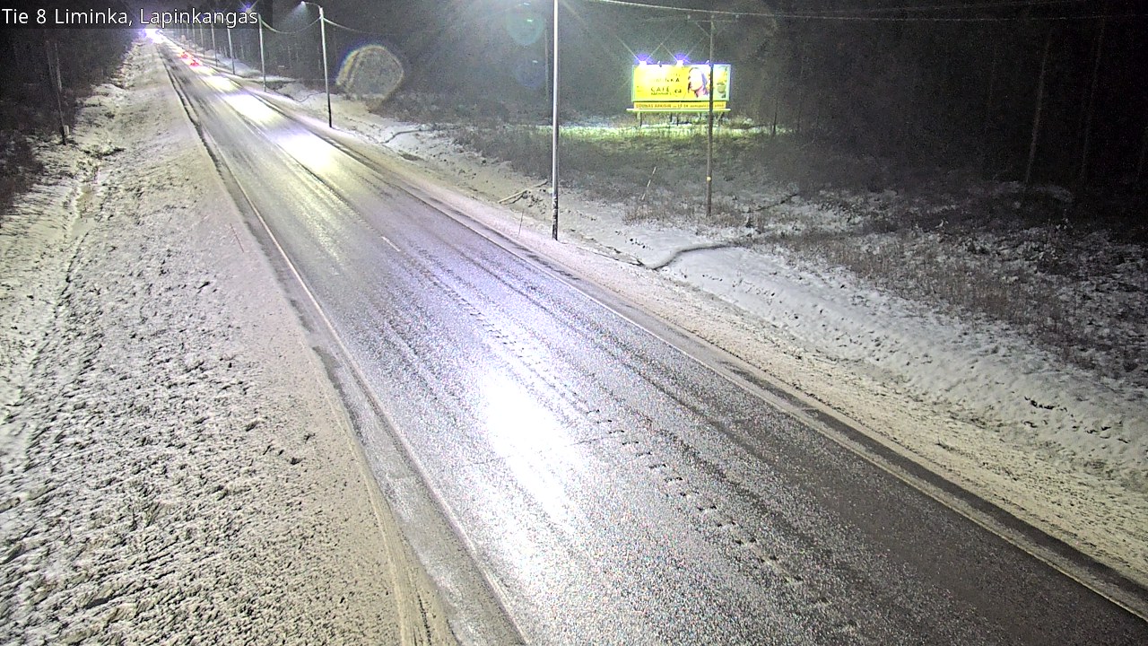 Weather Camera Image Väg 8 Liminka, Lapinkangas, Liminka, Pohjois-Pohjanmaa