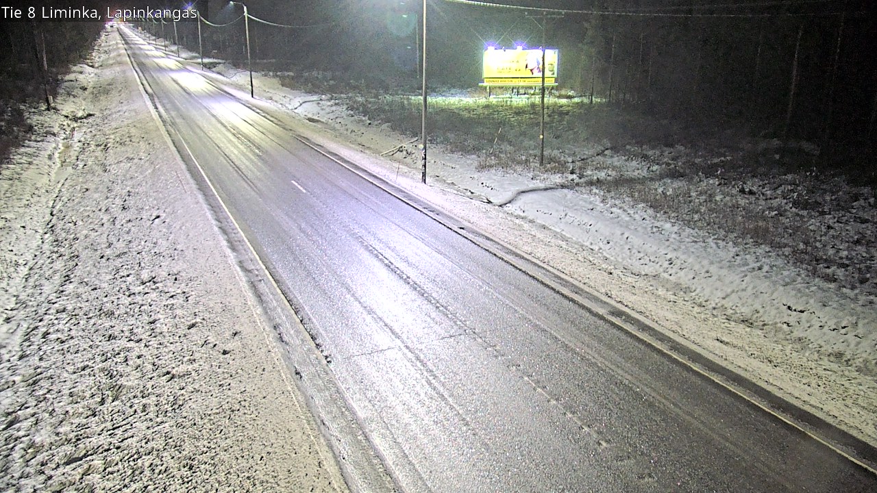 Weather Camera Image Road 8 Liminka, Lapinkangas, Liminka, Pohjois-Pohjanmaa
