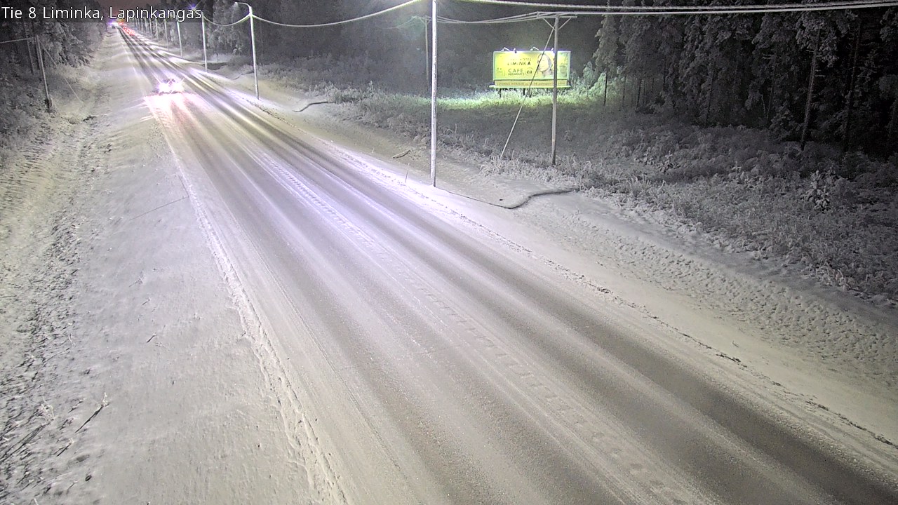 Weather Camera Image Road 8 Liminka, Lapinkangas, Liminka, Pohjois-Pohjanmaa