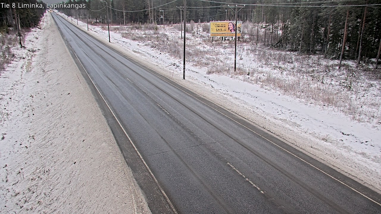 Weather Camera Image Väg 8 Liminka, Lapinkangas, Liminka, Pohjois-Pohjanmaa