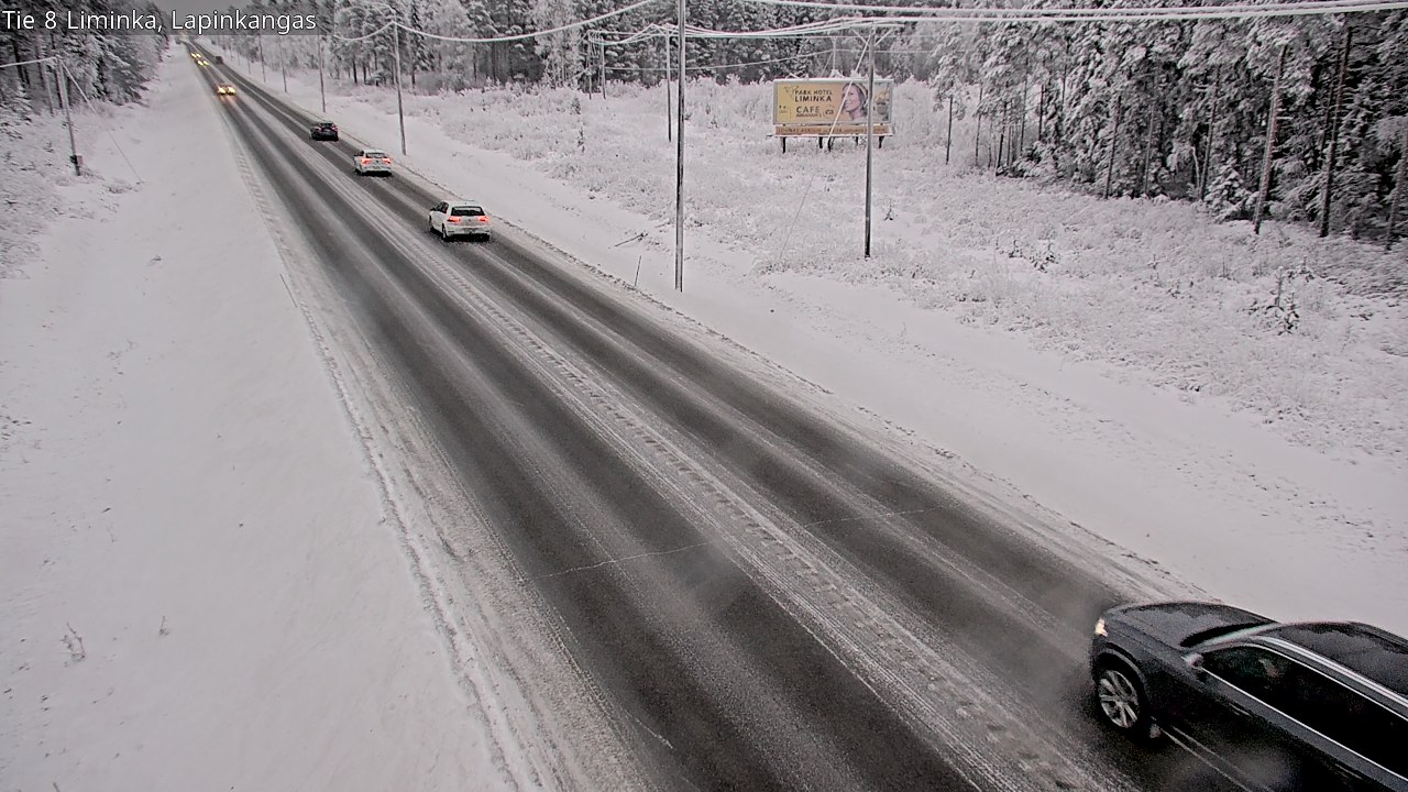Weather Camera Image Road 8 Liminka, Lapinkangas, Liminka, Pohjois-Pohjanmaa