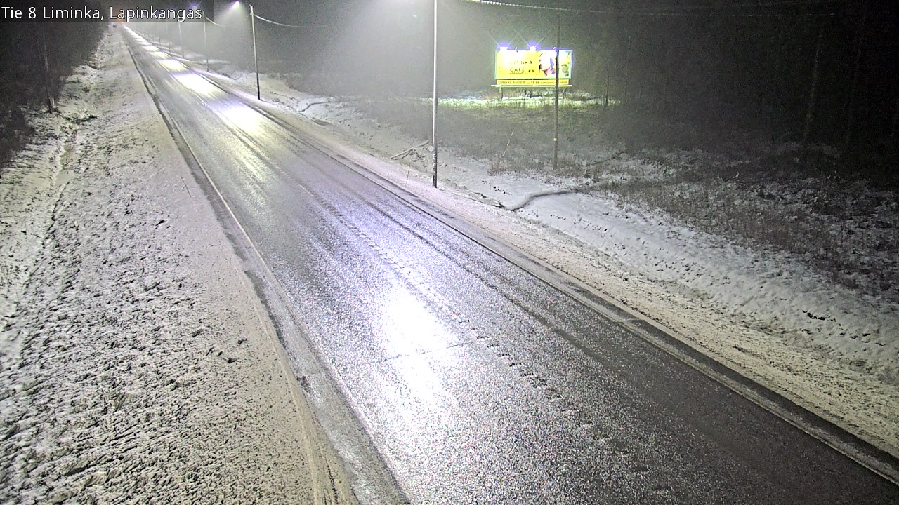 Weather Camera Image Väg 8 Liminka, Lapinkangas, Liminka, Pohjois-Pohjanmaa