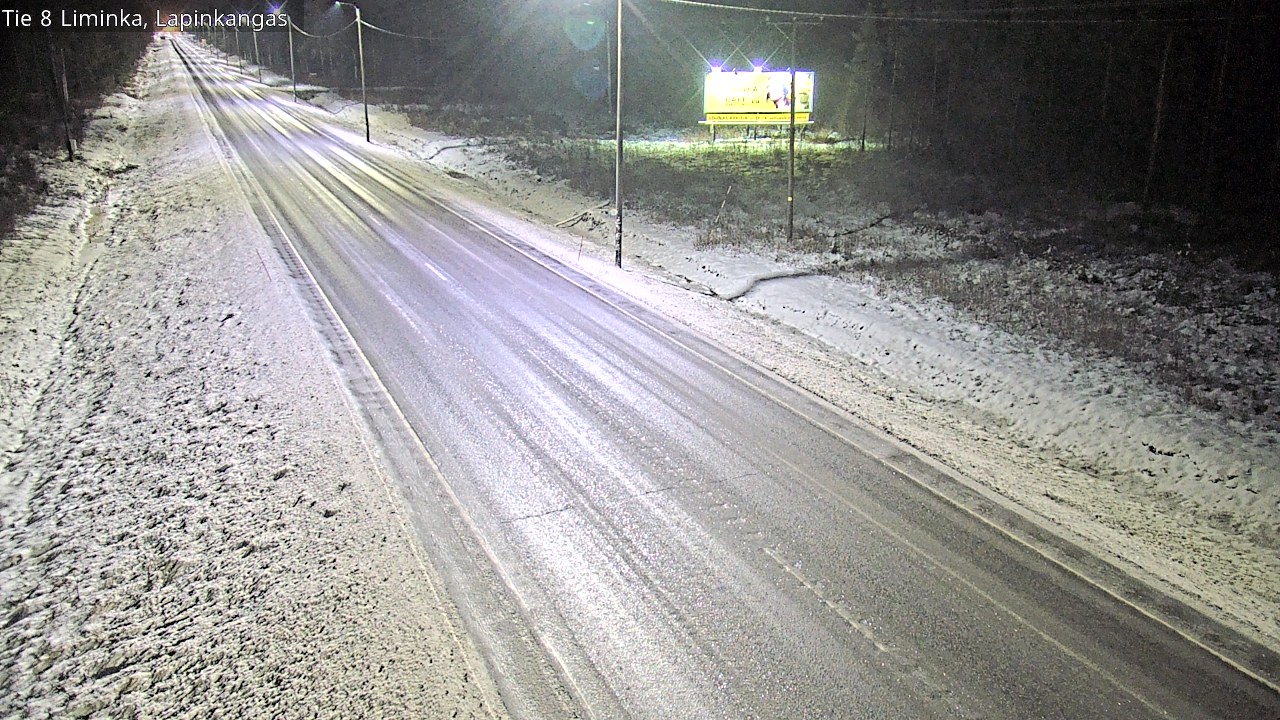 Weather Camera Image Road 8 Liminka, Lapinkangas, Liminka, Pohjois-Pohjanmaa