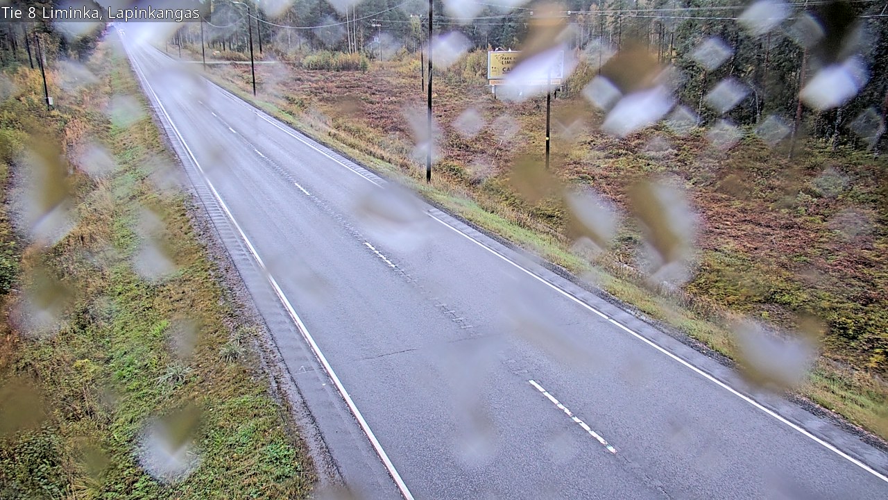 Weather Camera Image Road 8 Liminka, Lapinkangas, Liminka, Pohjois-Pohjanmaa