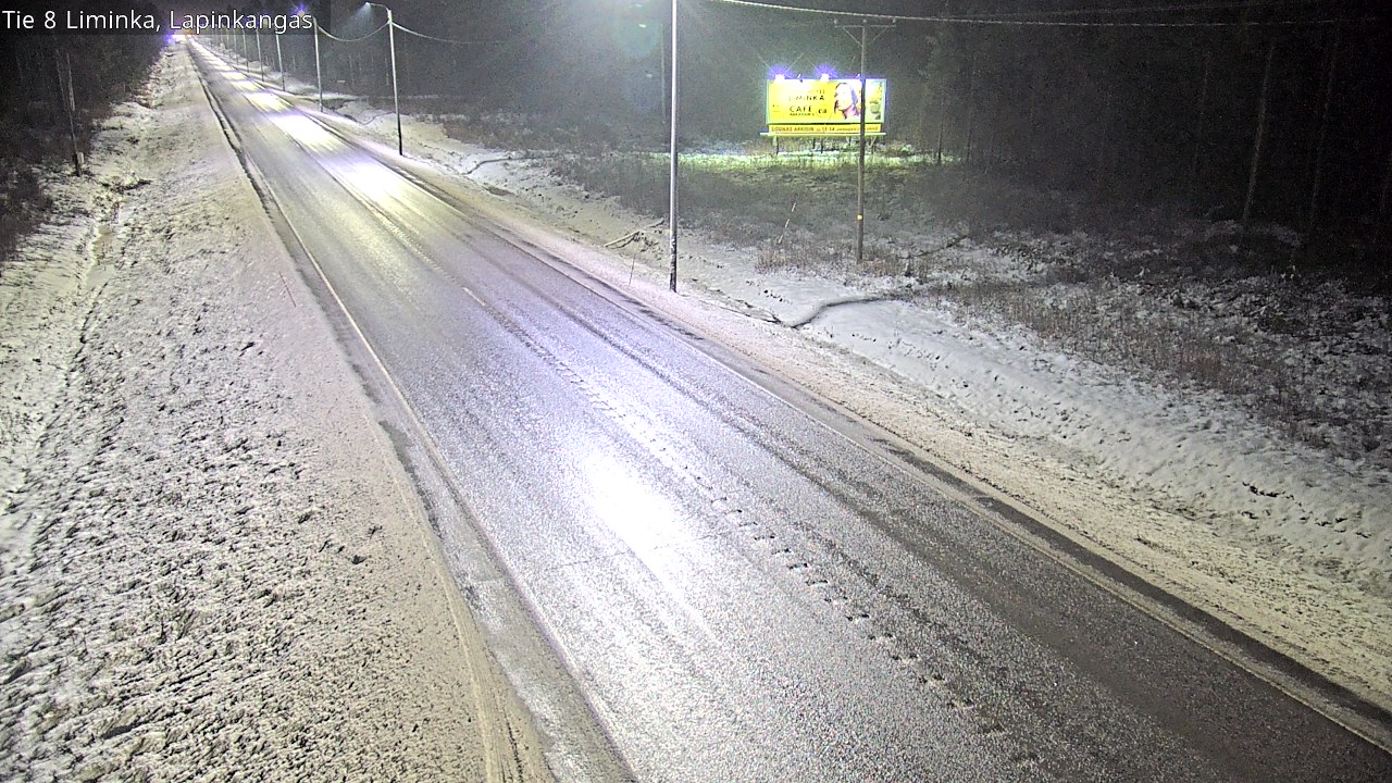 Weather Camera Image Väg 8 Liminka, Lapinkangas, Liminka, Pohjois-Pohjanmaa