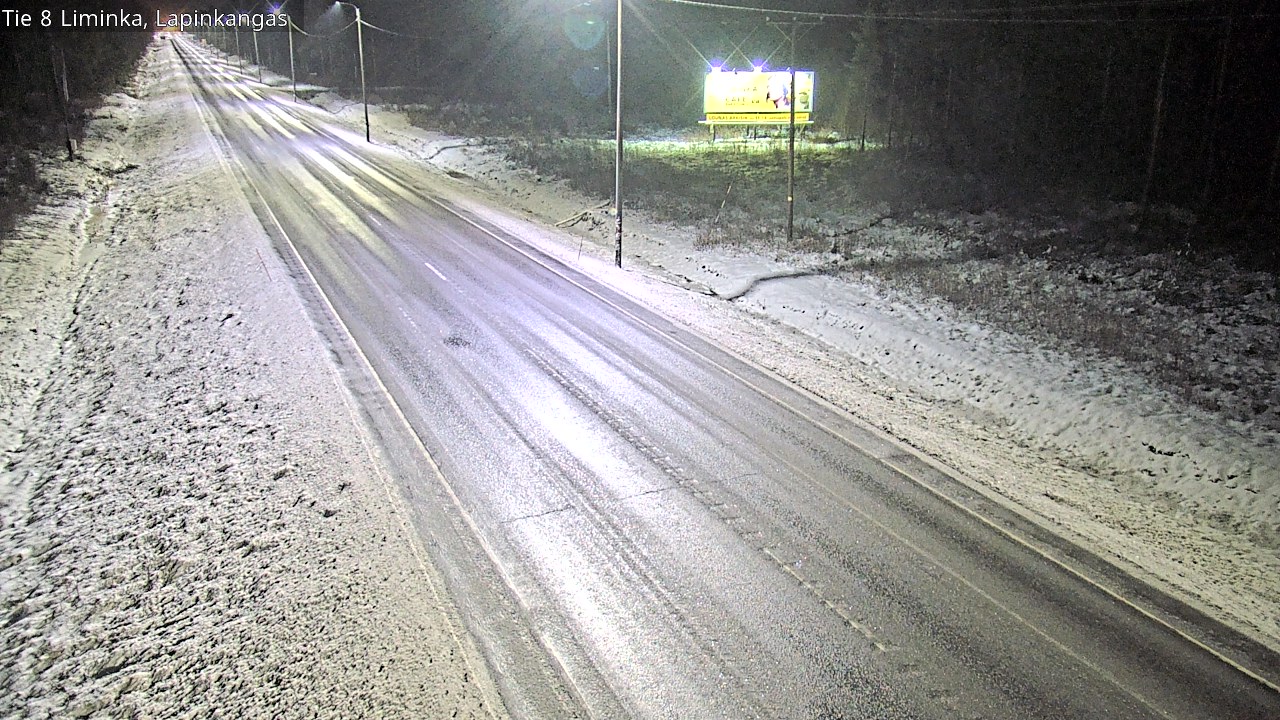 Weather Camera Image Road 8 Liminka, Lapinkangas, Liminka, Pohjois-Pohjanmaa