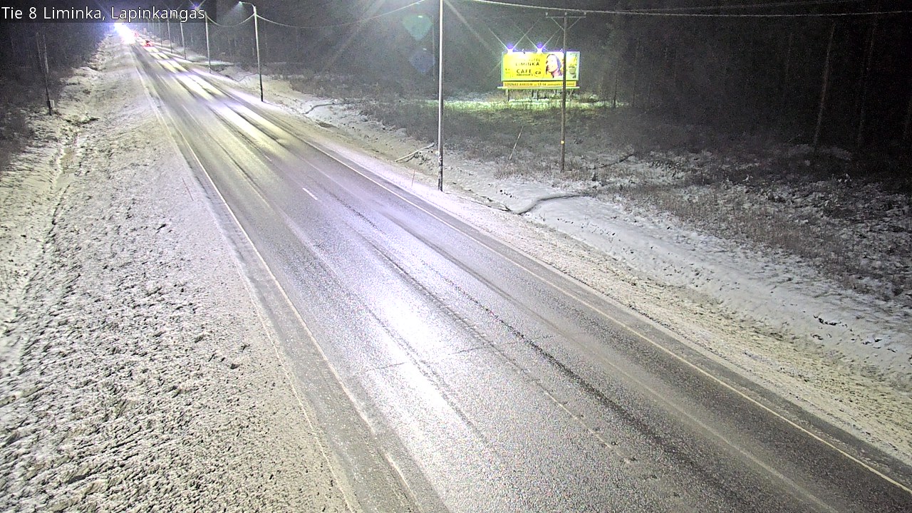 Weather Camera Image Road 8 Liminka, Lapinkangas, Liminka, Pohjois-Pohjanmaa