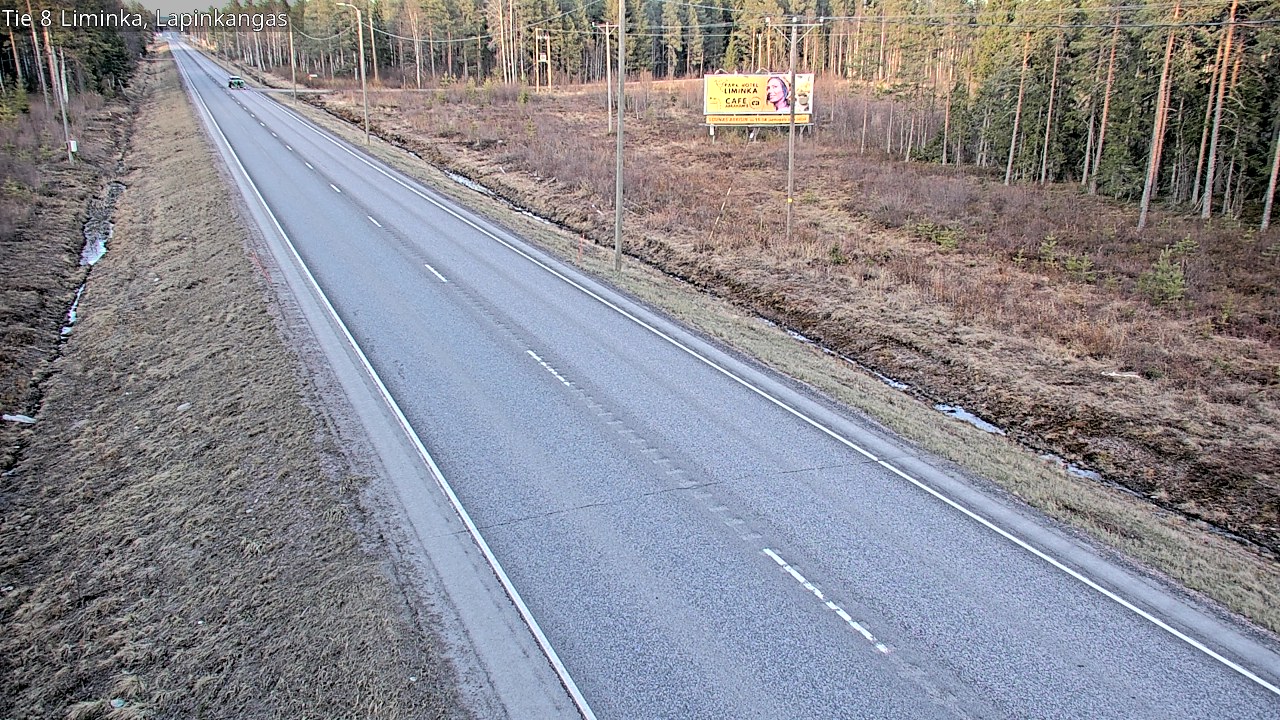 Weather Camera Image Väg 8 Liminka, Lapinkangas, Liminka, Pohjois-Pohjanmaa