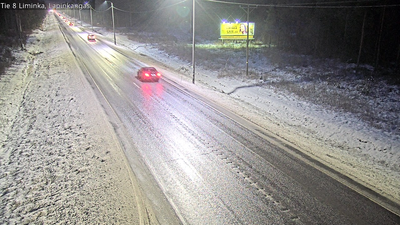 Weather Camera Image Väg 8 Liminka, Lapinkangas, Liminka, Pohjois-Pohjanmaa