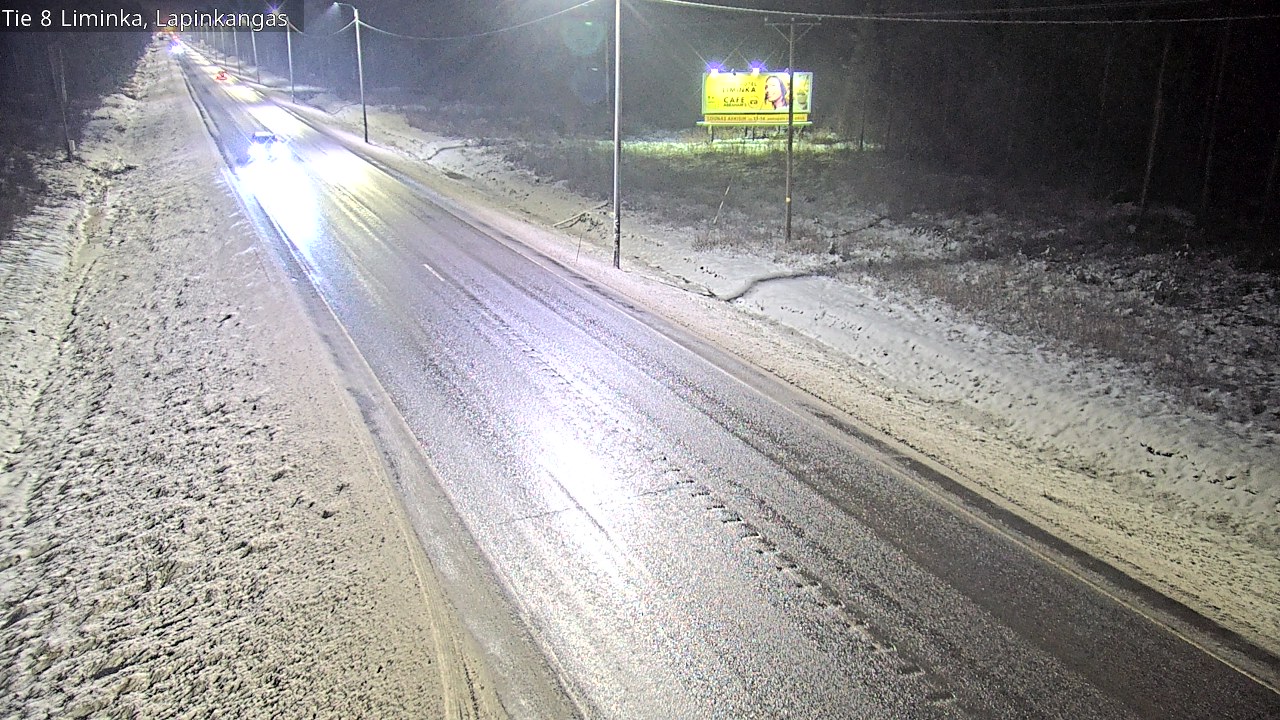 Weather Camera Image Väg 8 Liminka, Lapinkangas, Liminka, Pohjois-Pohjanmaa