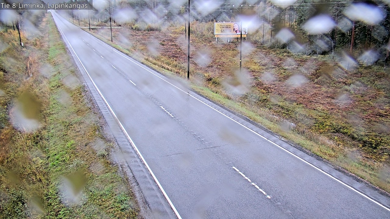 Weather Camera Image Road 8 Liminka, Lapinkangas, Liminka, Pohjois-Pohjanmaa